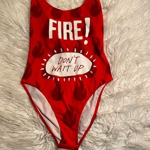 Taco Bell Fire body suit